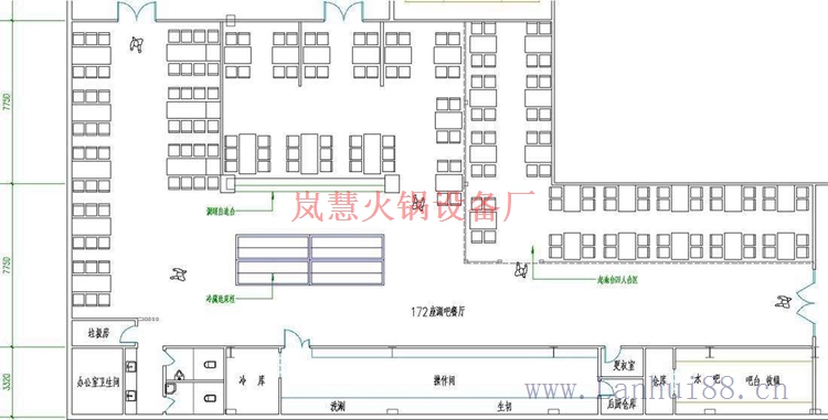 無煙火鍋桌的尺寸如何才合理? 無煙火鍋桌的尺寸如何才合理?(www.arfit.cn)