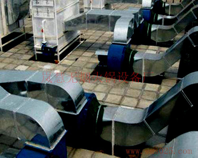 火鍋店大廳排風(fēng)系統(tǒng)圖（www.arfit.cn)